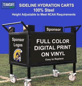 Read more about the article The Custom Sideline Cart: A Revenue Producing Asset & Sponsorship Opportunity